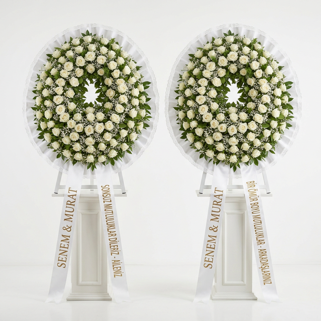 İkili Büyük Düğün Çelengi